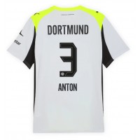 Borussia Dortmund Waldemar Anton #3 Vonkajší futbalový dres 2025-26 Krátky Rukáv